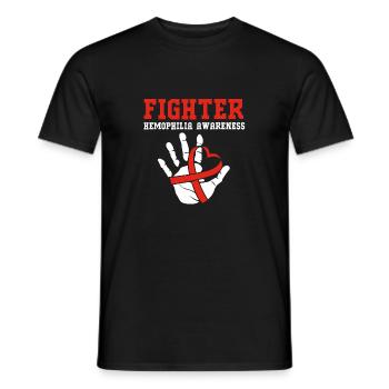 Hémophilie Hémophilie Hémophilie - T-shirt homme - noir - Devant - AI Model Male 178 light (178cm)