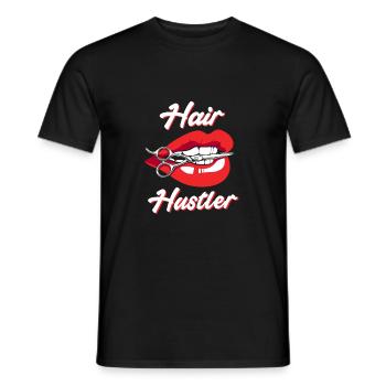 Esthéticienne Coiffeuse Coiffeuse - T-shirt homme - noir - Devant - AI Model Male 178 light (178cm)