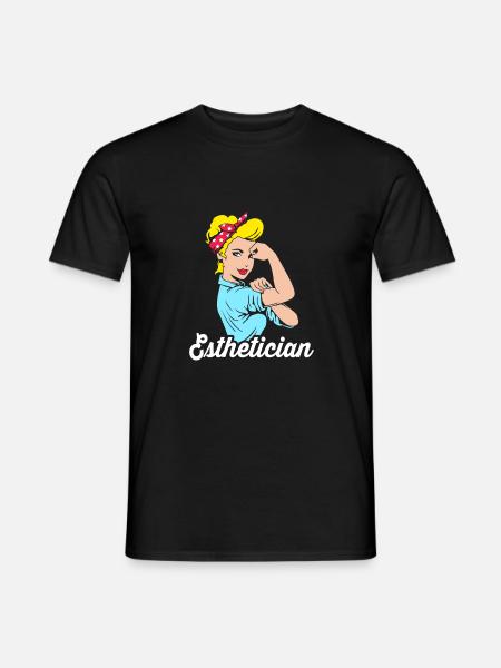 Kosmetikerin - Männer T-Shirt - Schwarz