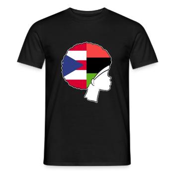 Afro Latina - Men's T-Shirt - black - Front - AI Model Male 178 light (178cm)