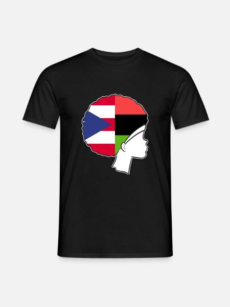Afro Latina - Men's T-Shirt - black