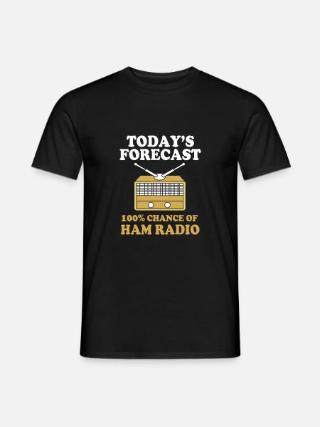 Amateur Radio Radio - Men's T-Shirt - black