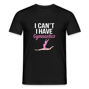 gymnaste - T-shirt homme - noir - Devant - AI Model Male 178 light (178cm)