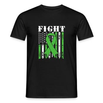 Traumatic brain injury - Men's T-Shirt - black - Front - AI Model Male 178 light (178cm)