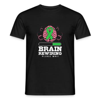 Traumatic brain injury - Men's T-Shirt - black - Front - AI Model Male 178 light (178cm)