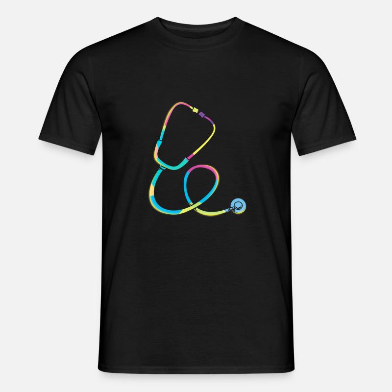 Krankenschwester Rente - Männer T-Shirt - Schwarz