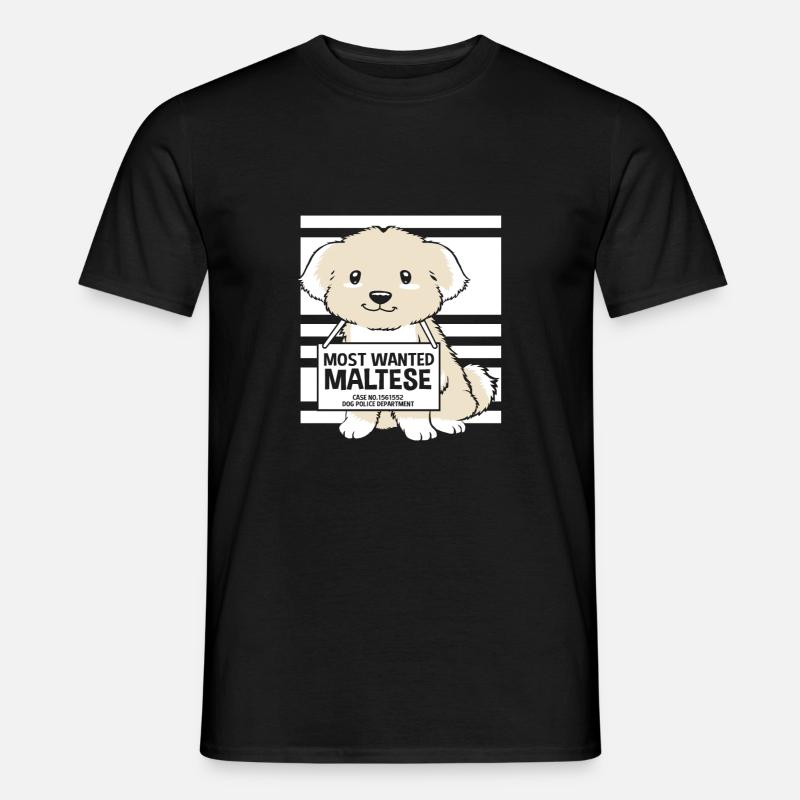 Malteser - Männer T-Shirt - Schwarz