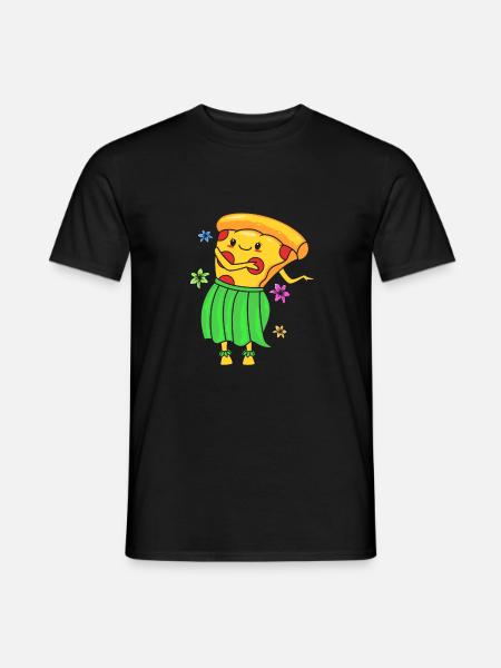 Pizza Hawaii - Men's T-Shirt - black