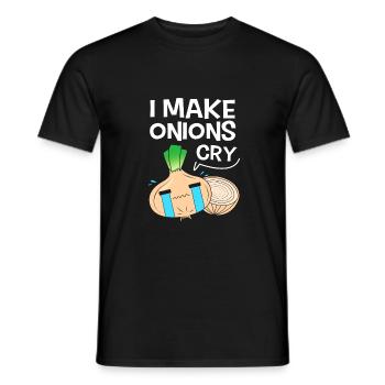 Oignon - T-shirt homme - noir - Devant - AI Model Male 178 light (178cm)