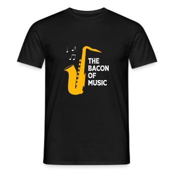 Saxophoniste saxophoniste - T-shirt homme - noir - Devant - AI Model Male 178 light (178cm)
