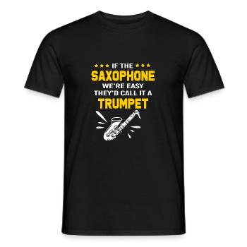 Saxophoniste saxophoniste - T-shirt homme - noir - Devant - AI Model Male 178 light (178cm)