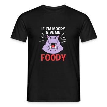 Hippopotame - T-shirt homme - noir - Devant - AI Model Male 178 light (178cm)