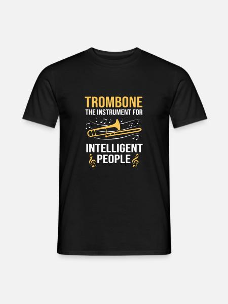 Trombone - Men's T-Shirt - black