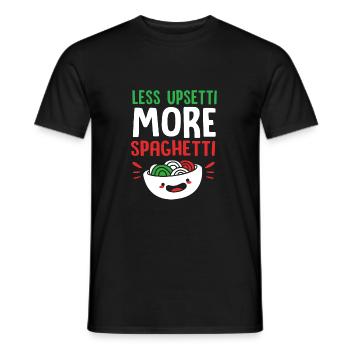 Italienisch Italia Italien - Männer T-Shirt - Schwarz - Vorne - AI Model Male 178 light (178cm)