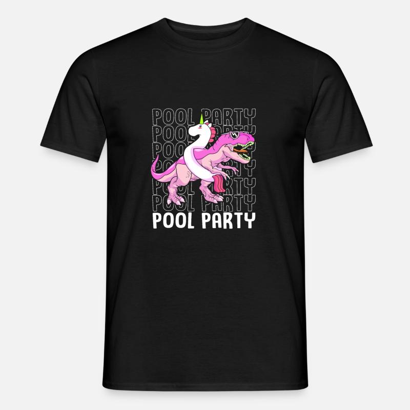 Pool Party - Männer T-Shirt - Schwarz