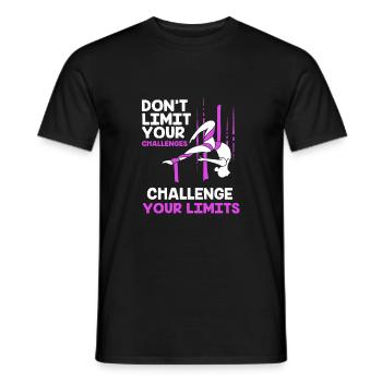 Aerial Yoga Air Yoga - Männer T-Shirt - Schwarz - Vorne - AI Model Male 178 light (178cm)