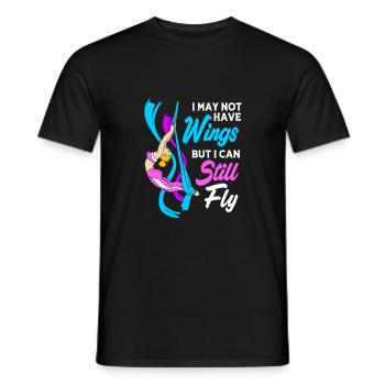 Aerial Yoga Air Yoga - Männer T-Shirt - Schwarz - Vorne - AI Model Male 178 light (178cm)