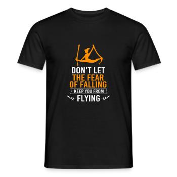 Aerial Yoga Air Yoga - Männer T-Shirt - Schwarz - Vorne - AI Model Male 178 light (178cm)