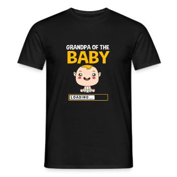 Christmas Gender Reveal Newborn Baby Sayings - Men's T-Shirt - black - Front - AI Model Male 178 light (178cm)
