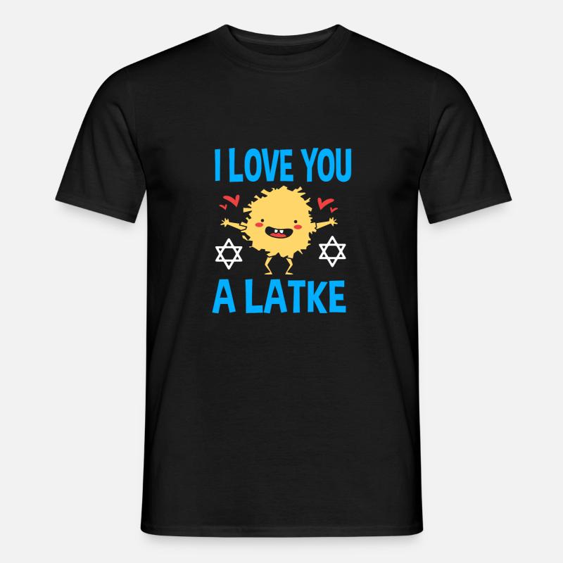 Chanukkah - Männer T-Shirt - Schwarz
