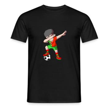 Portugal - Men's T-Shirt - black - Front - AI Model Male 178 light (178cm)
