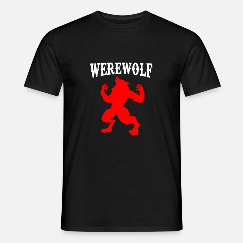 Werwolf - Männer T-Shirt - Schwarz