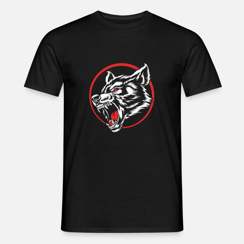 Werwolf - Männer T-Shirt - Schwarz