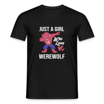 Loup-garou - T-shirt homme - noir - Devant - AI Model Male 178 light (178cm)