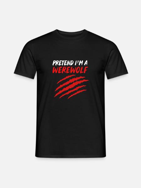 Loup-garou - T-shirt homme - noir