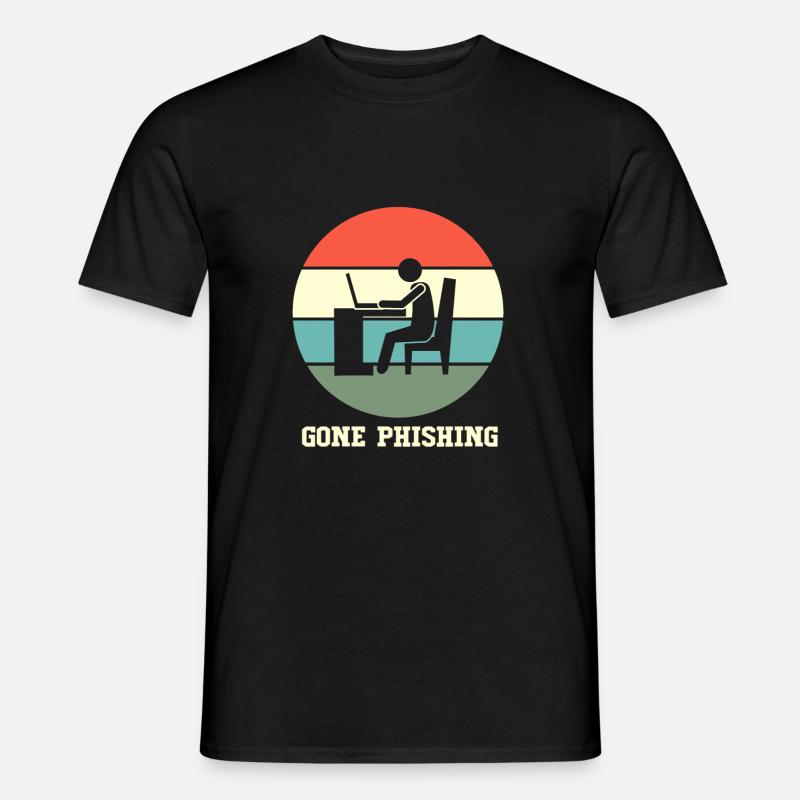 Cybersecurity Cyber Programmer Hacker - Men’s T-shirt - black