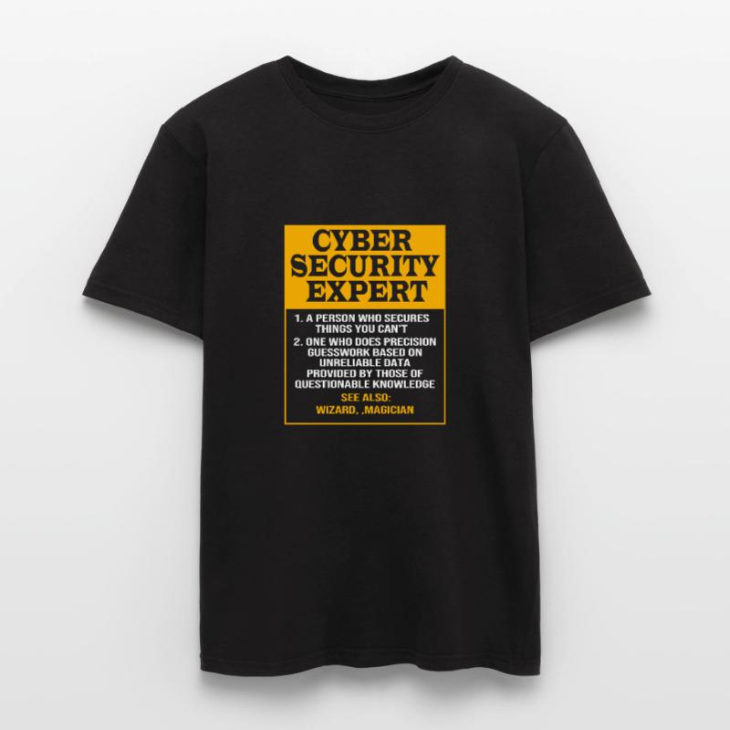 Cybersecurity Cyber Programmierer Hacker Männer T-Shirt