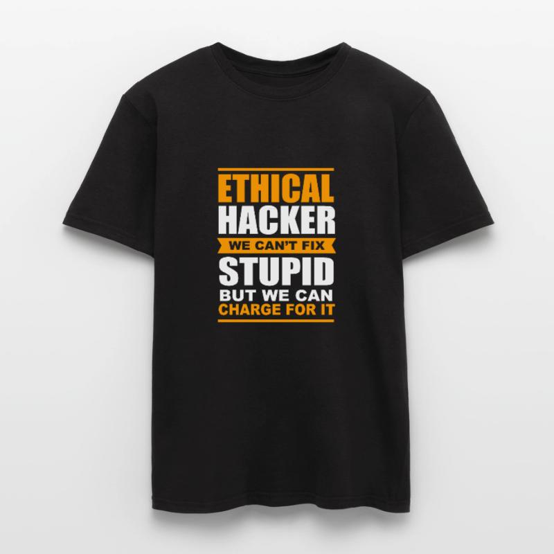 Cybersecurity Cyber Programmer Hacker Men’s T-shirt