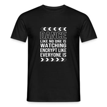 Cybersecurity Cyber Programmierer Hacker - Männer T-Shirt - Schwarz - Vorne - AI Model Male 178 light (178cm)