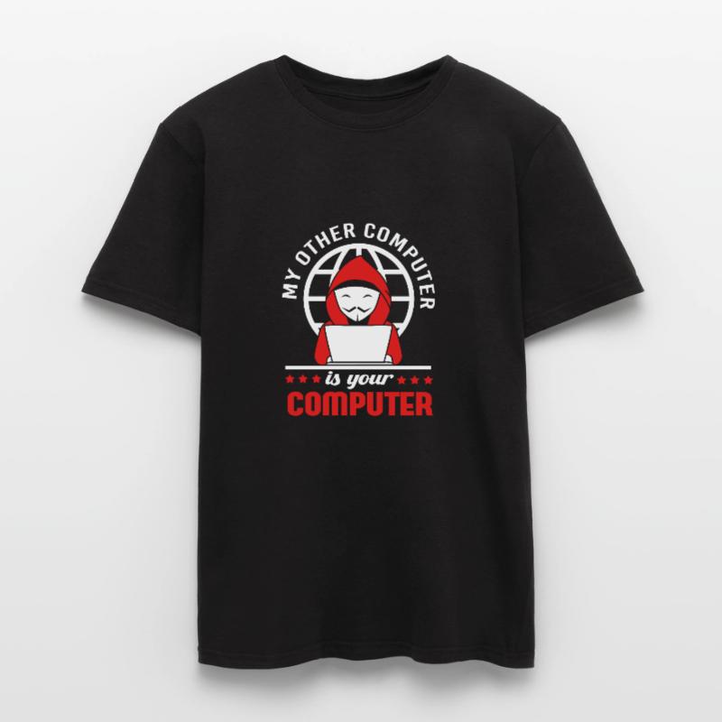 Cybersecurity Cyber Programmer Hacker Men’s T-shirt
