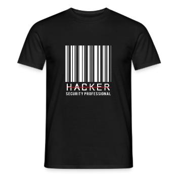 Cybersecurity Cyber Programmierer Hacker - Männer T-Shirt - Schwarz - Vorne - AI Model Male 178 light (178cm)