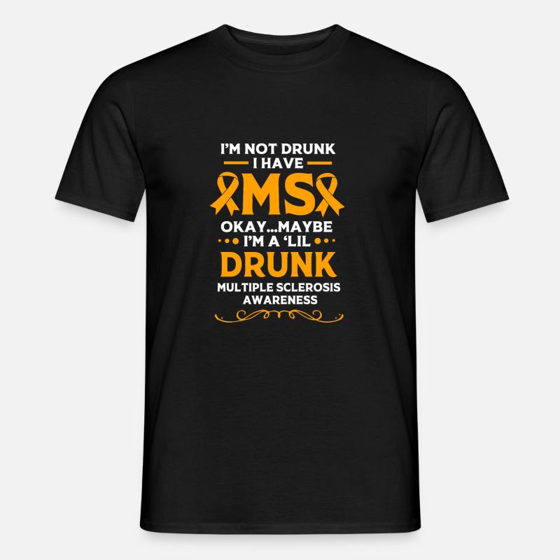 Multiple Sclerosis MS - Men's T-Shirt - black