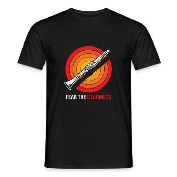 Clarinette - T-shirt homme - noir - Devant - AI Model Male 178 light (178cm)