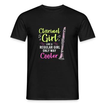 Clarinette - T-shirt homme - noir - Devant - AI Model Male 178 light (178cm)