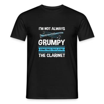 Clarinette - T-shirt homme - noir - Devant - AI Model Male 178 light (178cm)