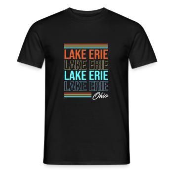 Great Lakes - Männer T-Shirt - Schwarz - Vorne - AI Model Male 178 light (178cm)