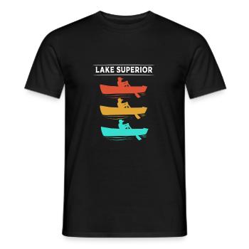 Great Lakes - Männer T-Shirt - Schwarz - Vorne - AI Model Male 178 light (178cm)
