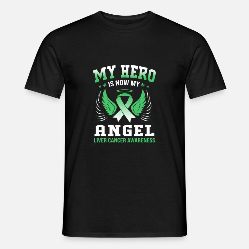 Lebererkrankung - Männer T-Shirt - Schwarz