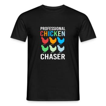 Poulet Volaille - T-shirt homme - noir - Devant - AI Model Male 178 light (178cm)