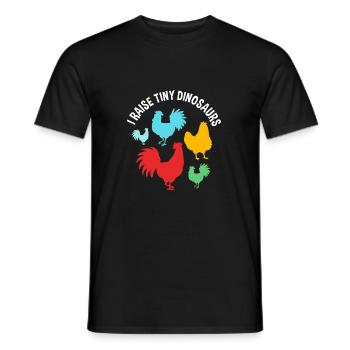 Poulet Volaille - T-shirt homme - noir - Devant - AI Model Male 178 light (178cm)