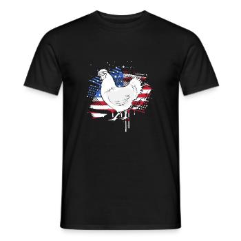 Agriculteur Fermier Femme d’agriculteur Ferme - T-shirt homme - noir - Devant - AI Model Male 178 light (178cm)