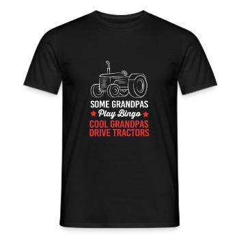 Agriculteur Fermier Femme d’agriculteur Ferme - T-shirt homme - noir - Devant - AI Model Male 178 light (178cm)