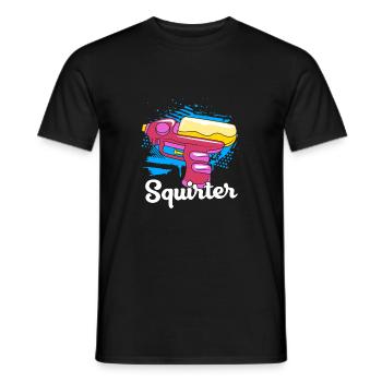 Wasserpistole - Männer T-Shirt - Schwarz - Vorne - AI Model Male 178 light (178cm)