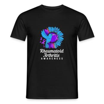 Rheumatism Arthritis - Men's T-Shirt - black - Front - AI Model Male 178 light (178cm)