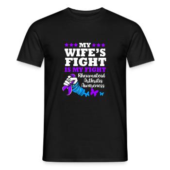 Rheuma Arthritis - Männer T-Shirt - Schwarz - Vorne - AI Model Male 178 light (178cm)