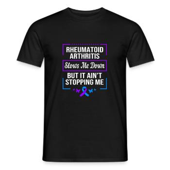 Rheuma Arthritis - Männer T-Shirt - Schwarz - Vorne - AI Model Male 178 light (178cm)